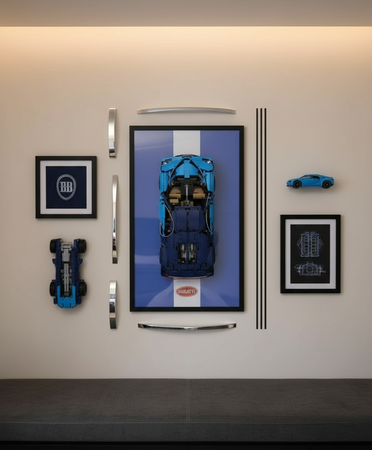 Картина з конструктором Bugatti Chiron