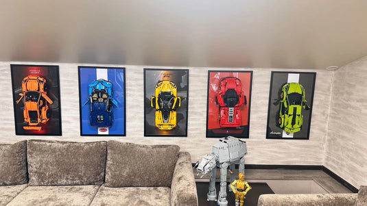 Картина з конструктором Bugatti Chiron