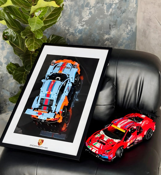 Картина з конструктором Porsche 911 RSR MARTINI